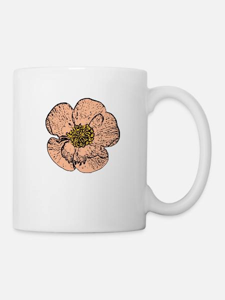 Blume pastell Blume Blumen pastell Blumen - Tasse - Weiß