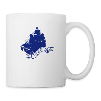 Équipage d’un bateau pirate - Mug blanc - blanc - Droite