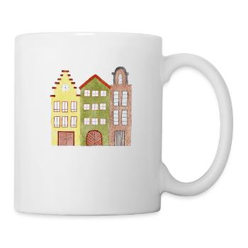 Häuser - Tasse - Weiß - Rechts