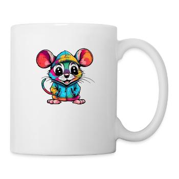 Colorful Mouse Cool Style - Mug - white - Right