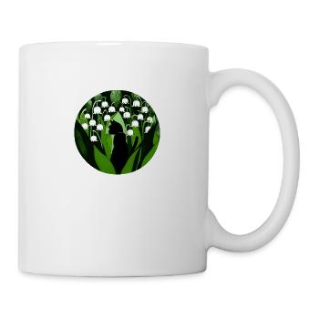Black Cat Lily of the Valley - Mug - white - Right