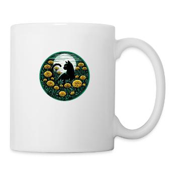 Black Cat Marigold - Mug - white - Right