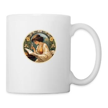 Woman Reading - Mug - white - Right