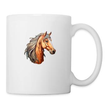 Horse Head Brown - Mug - white - Right