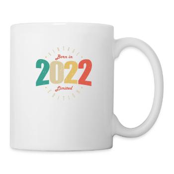 2022 Vintage Retro Geburtstagsgeschenk 2022 - Tasse - Weiß - Rechts