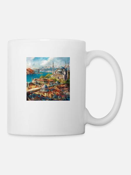 Istanbul - Tasse - Weiß