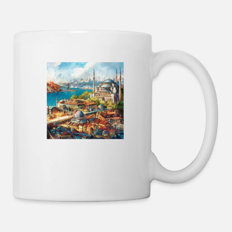 Istanbul - Tasse - Weiß