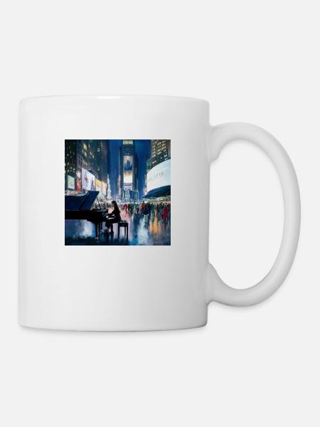 Times Square - Tasse - Weiß