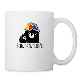 Schwarzwaldbär - Tasse - Weiß - Rechts