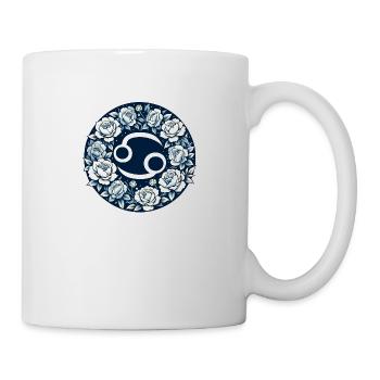 Krebs Tierkreiszeichen Symbol - Tasse - Weiß - Rechts