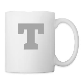 Lettre t sport - Mug blanc - blanc - Droite