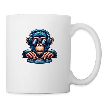 DJ Monkey - Mug - white - Right