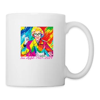 Illustration, Coloré, Graffiti, Iris Pomme - Mug blanc - blanc - Droite