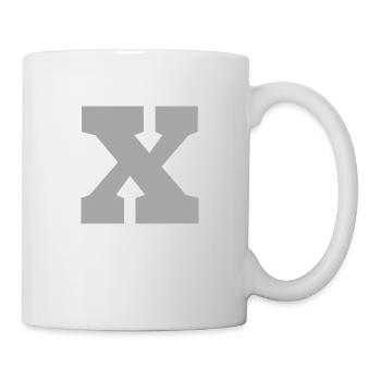 Lettre x sport - Mug blanc - blanc - Droite