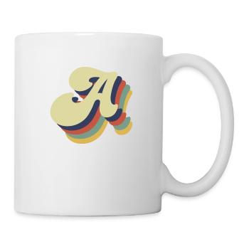 Retro-Brief - Tasse - Weiß - Rechts