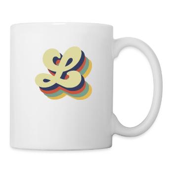 Retro Letter L - Mug - white - Right