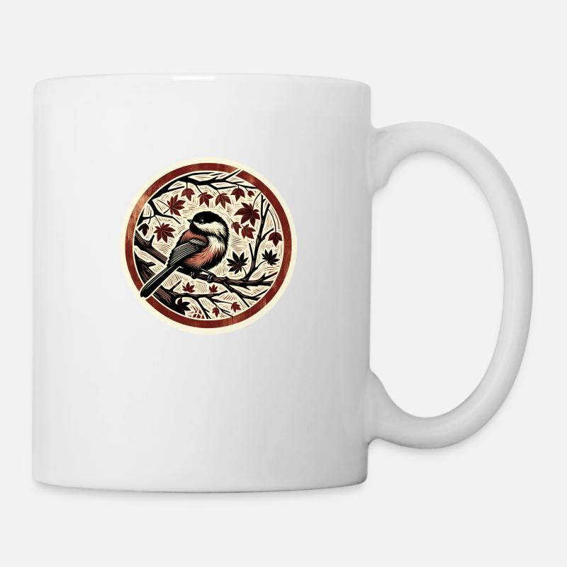 Mésange - Mug blanc - blanc