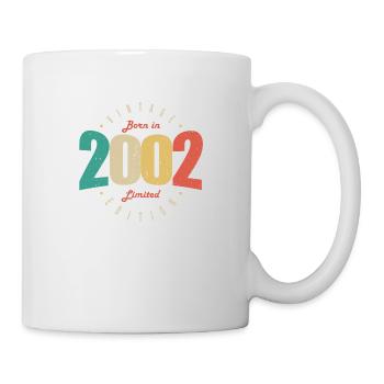 2002 Vintage Retro Anniversary Gift 2002 - Mug - white - Right