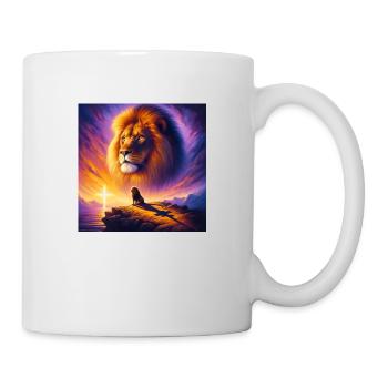 Mighty Lion of Judah 2 - Tasse - Weiß - Rechts