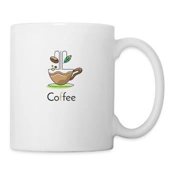 Sip in Style: Eco-Friendly Coffee Cup Design - Mug - white - Right