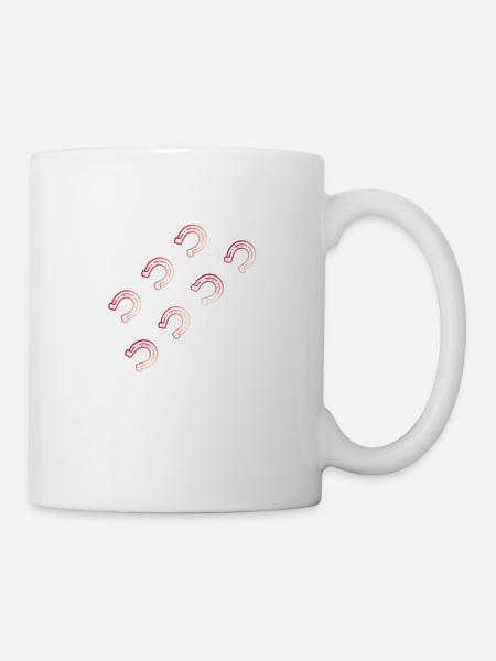 Hufeisen - Tasse - Weiß