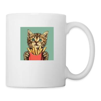 Cat - Mug - white - Right