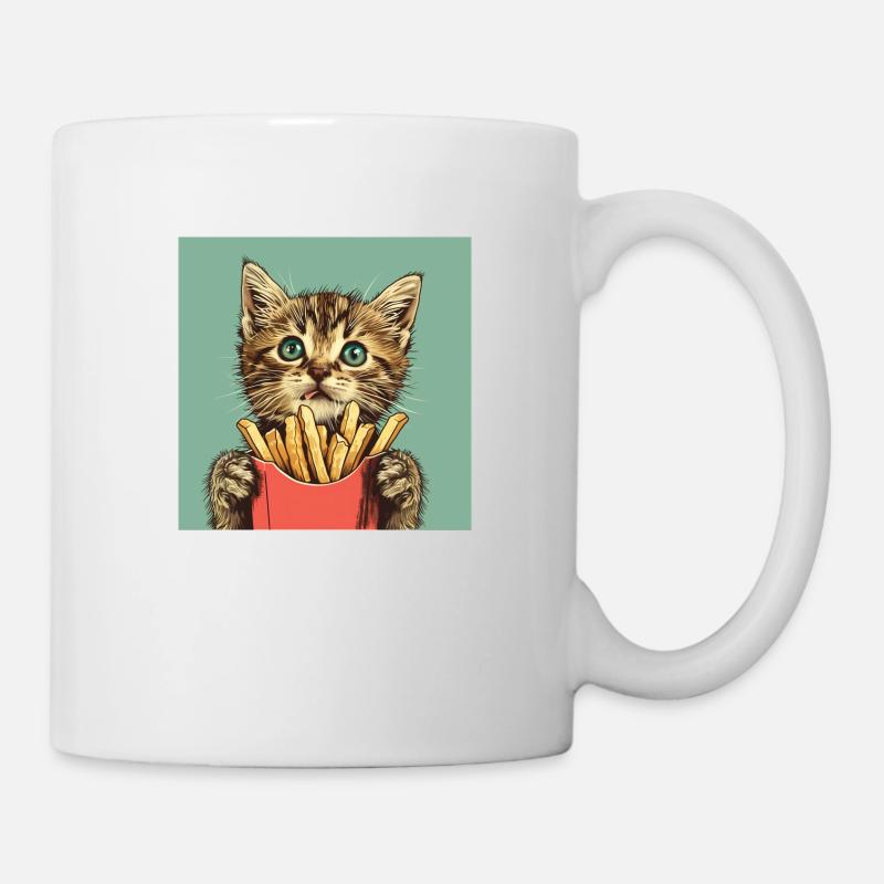 Katze - Tasse - Weiß