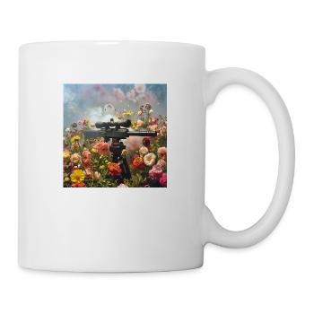 Flower Power - Tasse - Weiß - Rechts