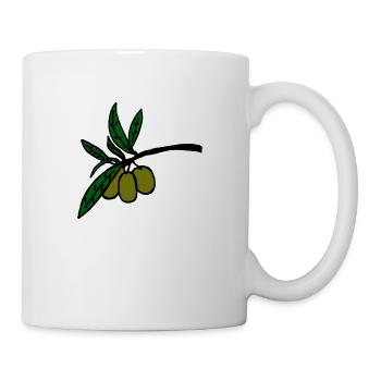 Rameau d’olivier - Mug blanc - blanc - Droite