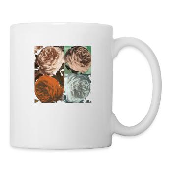 Rosenquartet - Tasse - Weiß - Rechts