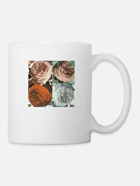 Rosenquartet - Tasse - Weiß