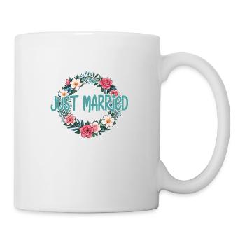 just married - pour mariage - Mug blanc - blanc - Droite
