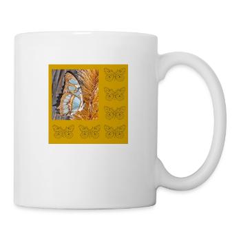 Schmetterling - Tasse - Weiß - Rechts