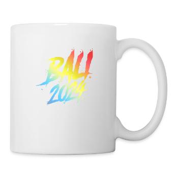 Bali 2024 Bunt Urlaub Team - Tasse - Weiß - Rechts