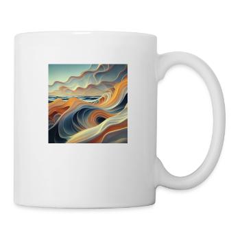 Futuristic sea - Mug - white - Right