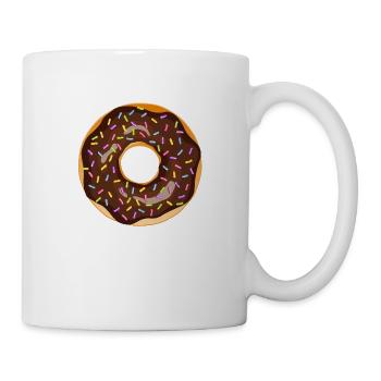 donut drawing dessert donuts cake pastry 17 A - Mug - white - Right