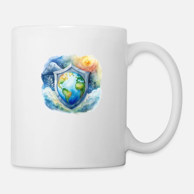 Protection du climat - Mug blanc - blanc