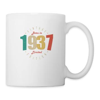 1937 Vintage Retro Birthday Gift 1937 - Mug - white - Right
