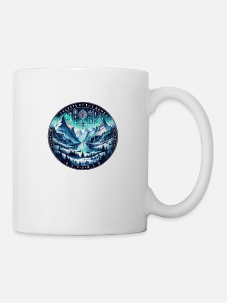 Runes mystiques du Nord - Mug blanc - blanc