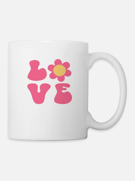 Love Flower - Mug - white