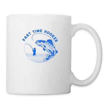 fisch, fisch, angeln, see, meer, angeln, fauna, exotisch - Tasse - Weiß - Rechts