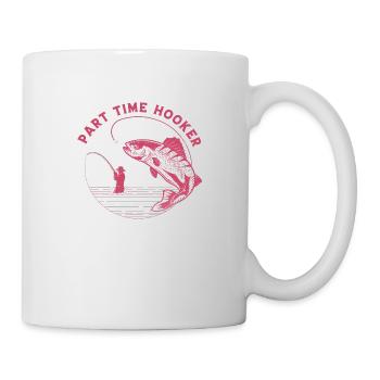 fisch, fisch, angeln, see, meer, angeln, fauna, exotisch - Tasse - Weiß - Rechts