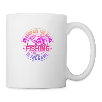 fisch, fisch, angeln, see, meer, angeln, fauna, exotisch - Tasse - Weiß - Rechts