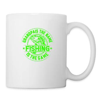 fisch, fisch, angeln, see, meer, angeln, fauna, exotisch - Tasse - Weiß - Rechts