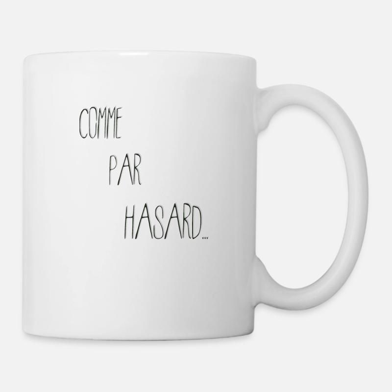 Zufall - Tasse - Weiß
