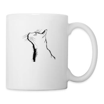 Cat, Cat Motif - Mug - white - Right