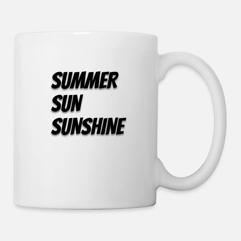 Soleil d’été Soleil Sommer Sonne Sonnenschein - Mug blanc - blanc