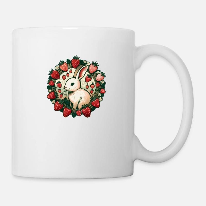 Frühlingshase Hase - Tasse - Weiß