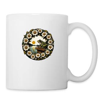 Grenouille de lac - Mug blanc - blanc - Droite