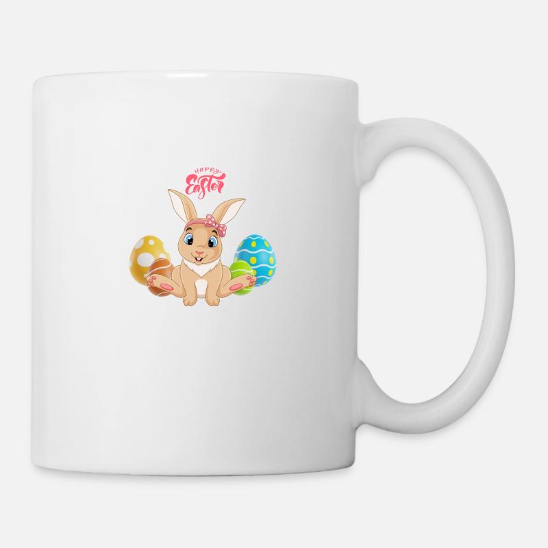 Happy Easter Bunny Egg - Mug - white